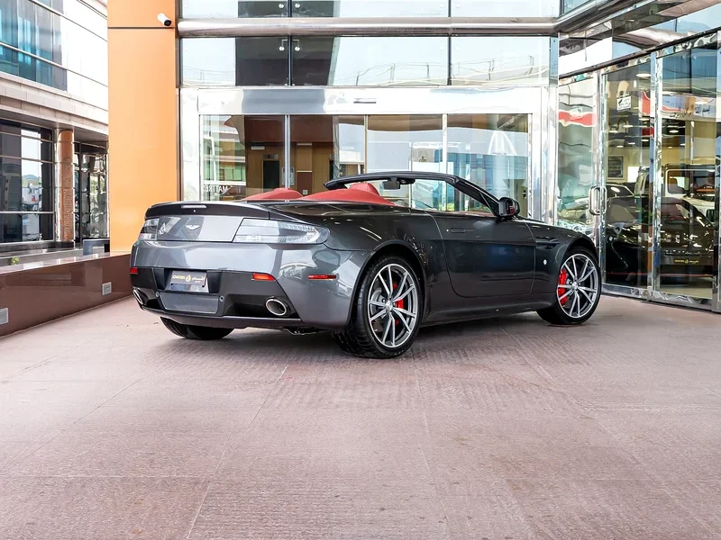 2016 Aston Martin Vantage S Roadster 4.7 Litres V8 Petrol Engine Grey Red Convertible