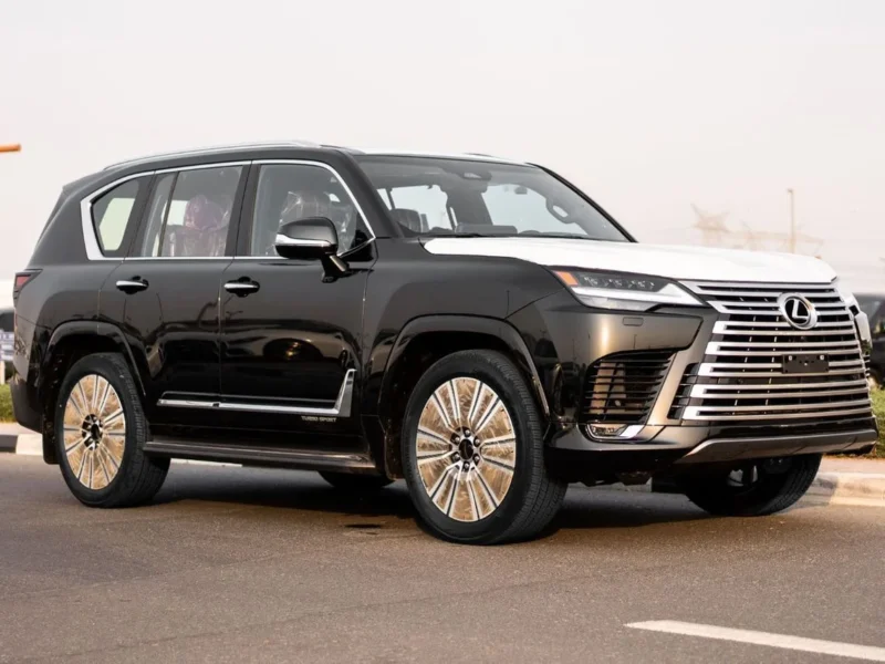 2026 Lexus LX600 Turbo Sport 3.5L V6 Twin-Turbocharged Petrol Engine Black Maroon SUV
