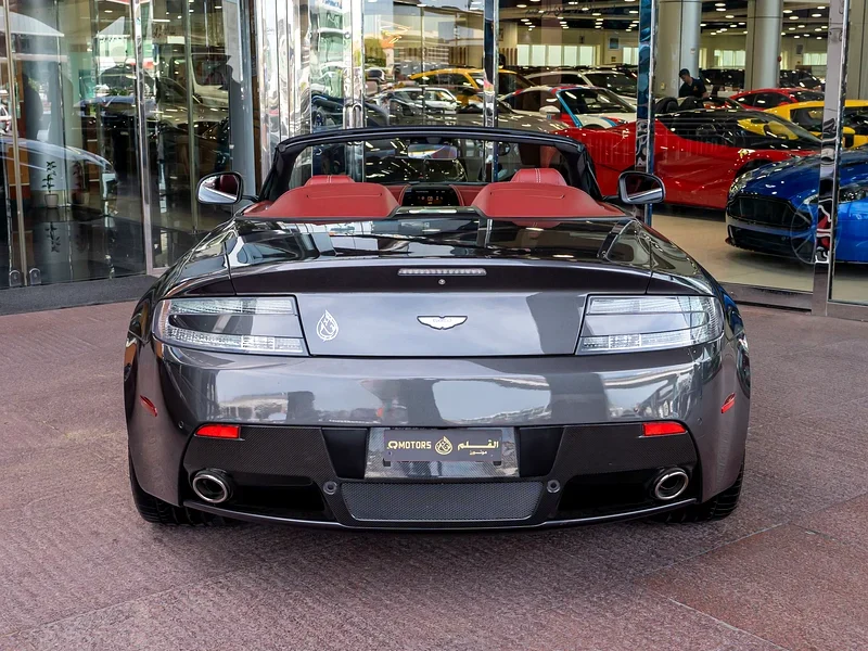 2016 Aston Martin Vantage S Roadster 4.7 Litres V8 Petrol Engine Grey Red Convertible