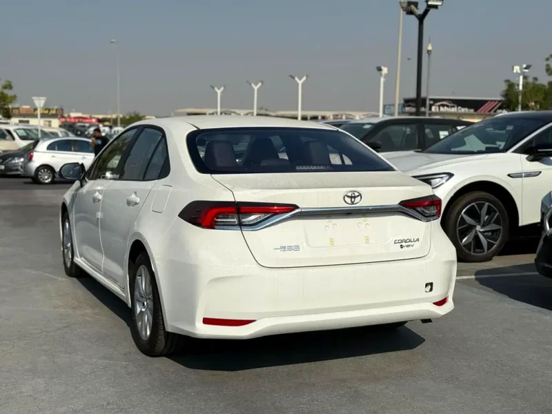 2025 TOYOTA COROLLA 1.8L 4 Cylinders HYBRID Engine White Black Sedan Automatic