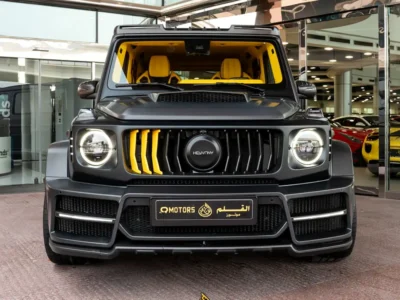 2023 Mercedes-Benz AMG G 63 KEYVANY 4.0L V8 Biturbo Engine Matte Black Yellow SUV