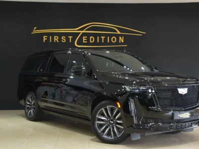 2023 Cadillac Escalade L Platinum 6.2 Liters V8 Petrol Engine Black SUV GCC Specs