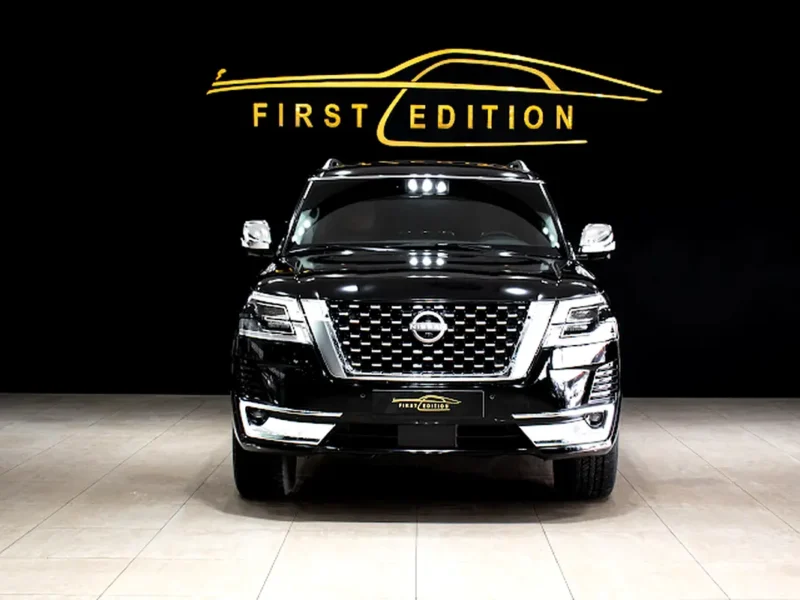 2022 Nissan Patrol LE Platinum City 5.6 Litre V8 Petrol Engine Black Tan SUV GCC Specs
