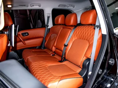 2022 Nissan Patrol LE Platinum City 5.6 Litre V8 Petrol Engine Black Tan SUV GCC Specs