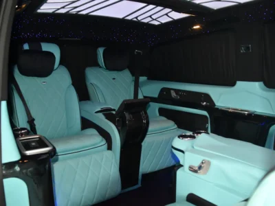 2023 Mercedes-Benz V-Class V 300 2.0-liter 4-cylinder Diesel Engine Black Blue Luxury MPV