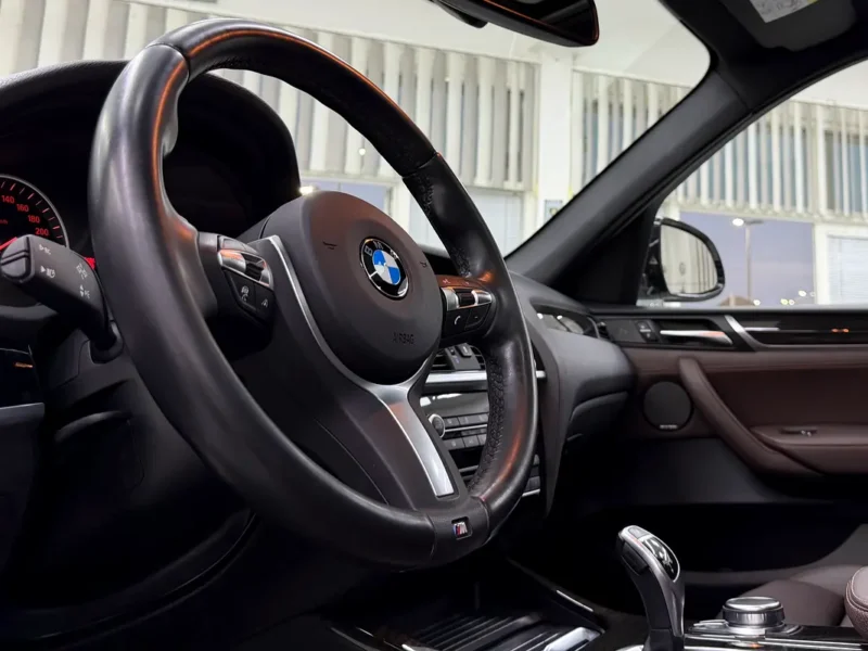 2017 BMW X3 xDrive28i 2.0 Litres Inline-4 TwinPower Turbo Petrol Engine White Brown SUV
