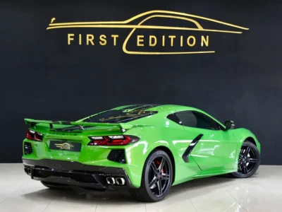 2026 Chevrolet Corvette Stingray 6.2 Litres LT2 V8 Engine Green Black Sports Car GCC
