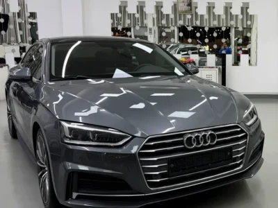 2019 Audi A5 40 TFSI S-Line 2.0L Turbocharged 4-cylinder Petrol Engine Grey Brown Coupe