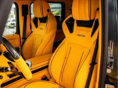2023 Mercedes-Benz AMG G 63 KEYVANY 4.0L V8 Biturbo Engine Matte Black Yellow SUV