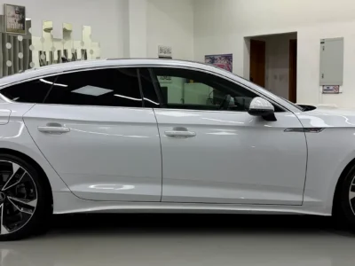 2022 Audi A5 40 TFSI S-Line 2.0-liter turbocharged 4-Cylinder Engine White Brown Sedan