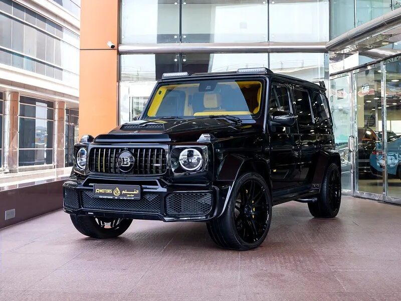 2022 Mercedes-Benz G-Class Brabus 4.0L V8 Bi-Turbo Engine Black Yellow SUV