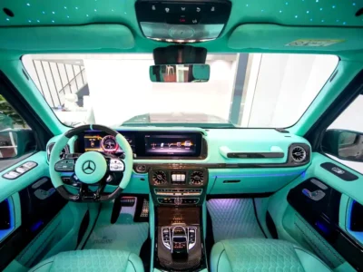 2021 Mercedes-Benz G-Class Brabus 8 Cylinders Petrol Engine Grey Green SUV