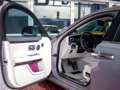2021 Rolls-Royce Ghost Standard 6.7L V12 Twin Turbo Engine Grey White Sedan GCC