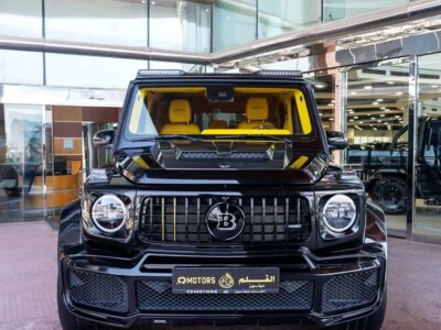 2022 Mercedes-Benz G-Class Brabus 4.0L V8 Bi-Turbo Engine Black Yellow SUV