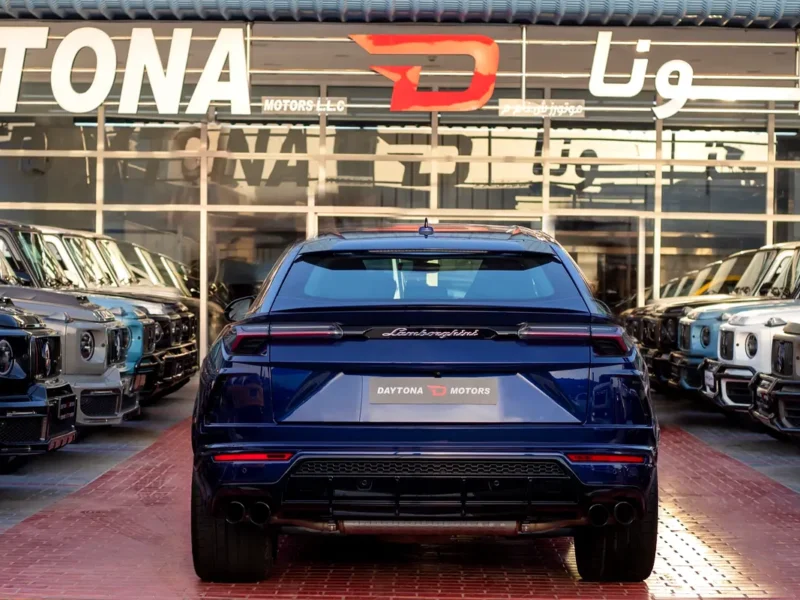 2019 Lamborghini Urus Standard V8 Twin Turbo Petrol Engine 4.0 Litres Blue Yellow SUV