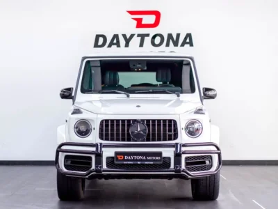 2021 Mercedes-Benz G-Class G 63 AMG 4.0 Litres V8 Biturbo Petrol White Engine Black SUV