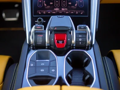 2019 Lamborghini Urus Standard V8 Twin Turbo Petrol Engine 4.0 Litres Blue Yellow SUV