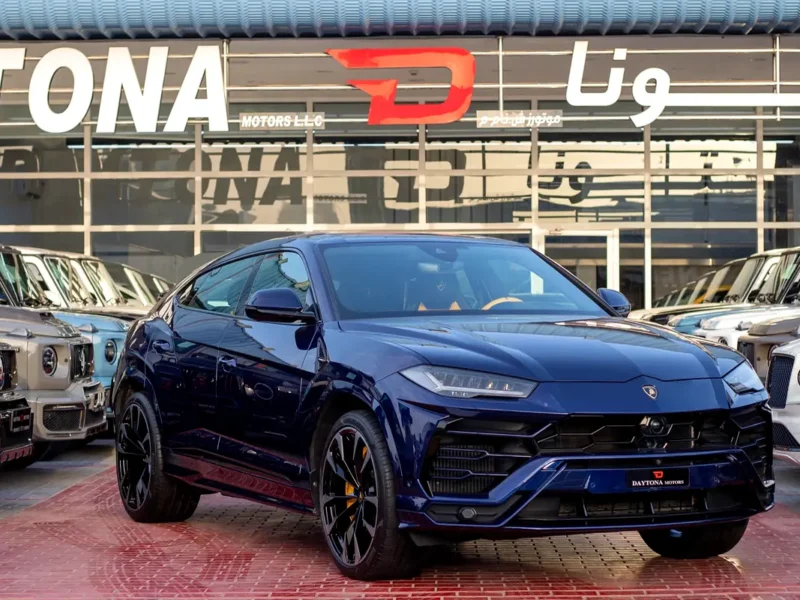 2019 Lamborghini Urus Standard V8 Twin Turbo Petrol Engine 4.0 Litres Blue Yellow SUV