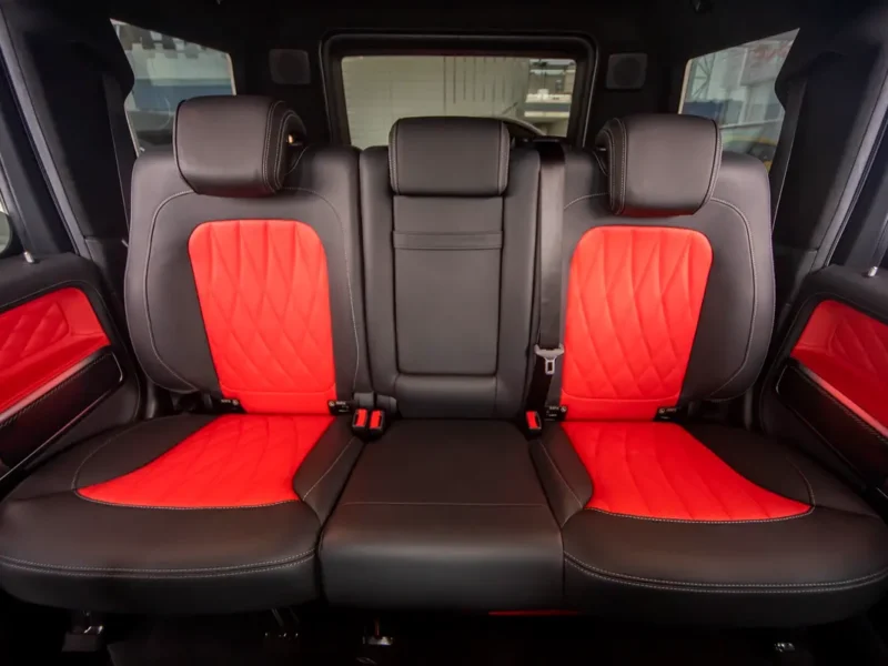 2021 Mercedes-Benz G-Class G 63 AMG 4.0 Litres V8 Biturbo Petrol Engine White Red SUV