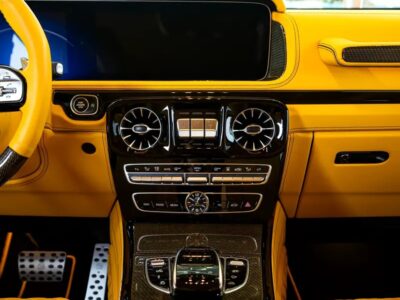 2022 Mercedes-Benz G-Class Brabus 4.0L V8 Bi-Turbo Engine Black Yellow SUV