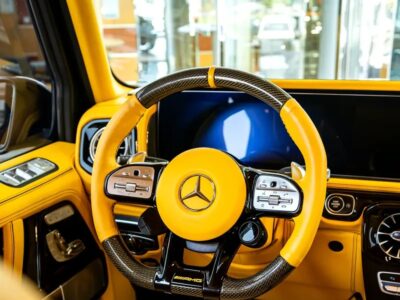 2022 Mercedes-Benz G-Class Brabus 4.0L V8 Bi-Turbo Engine Black Yellow SUV