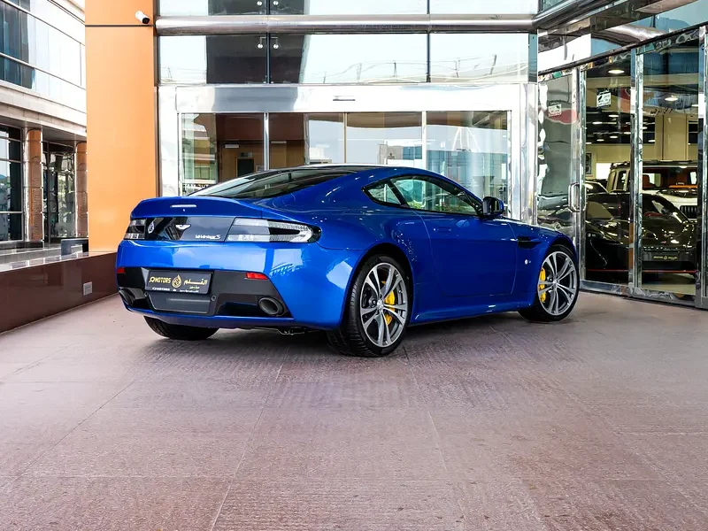 2015 Aston Martin V8 Vantage S 4.7 Litres V8 Petrol Engine Blue White Coupe