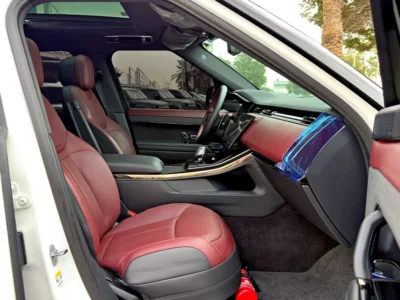 2024 Land Rover Range Rover Sport HSE Dynamic 3.0L inline-6-cylinder White Maroon SUV