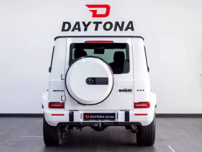 2021 Mercedes-Benz G-Class G 63 AMG 4.0 Litres V8 Biturbo Petrol White Engine Black SUV