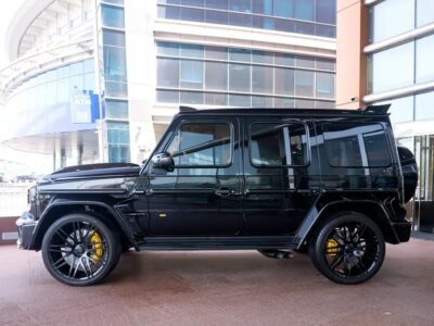 2022 Mercedes-Benz G-Class Brabus 4.0L V8 Bi-Turbo Engine Black Yellow SUV