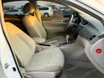 2020 Nissan Sentra Standard 1.6L 4 Cylinders Engine White Beige Sedan Mid Option GCC
