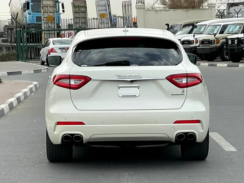 2017 Maserati Levante Standard V6 Engine White Red SUV Full option Excellent Condition