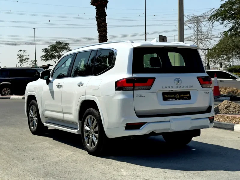 2022 Toyota Land Cruiser VXR 3.5 Liters 6 Cylinders Petrol Engine White Red SUV