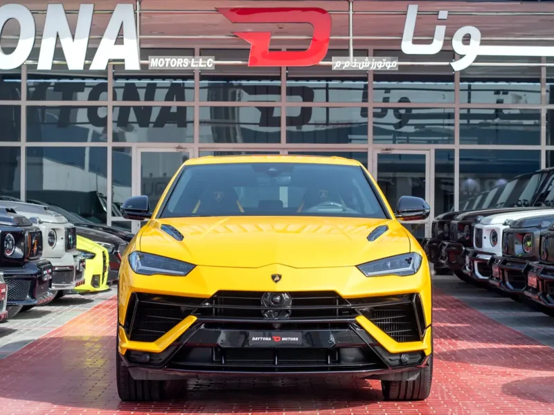2024 Lamborghini Urus S Twin-Turbo V8 Petrol Engine 4.0 Litres Yellow Black SUV