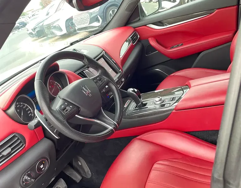 2017 Maserati Levante Standard V6 Engine White Red SUV Full option Excellent Condition