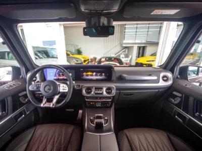 2021 Mercedes-Benz G-Class G 63 AMG 4.0 Litres V8 Biturbo Petrol Engine Brown Black SUV