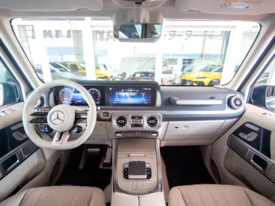 2025 Mercedes-Benz G-Class G 63 AMG 4.0 Litres V8 Biturbo Petrol Engine Blue White SUV