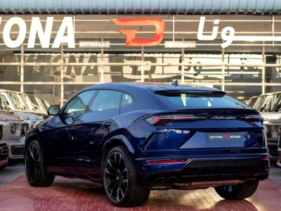 2019 Lamborghini Urus Standard V8 Twin Turbo Petrol Engine 4.0 Litres Blue Yellow SUV