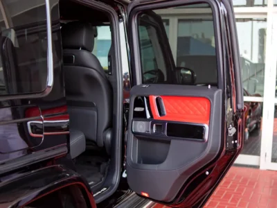 2023 Mercedes-Benz G-Class G 63 AMG 4.0 Litres V8 Biturbo Petrol Engine Black Red SUV