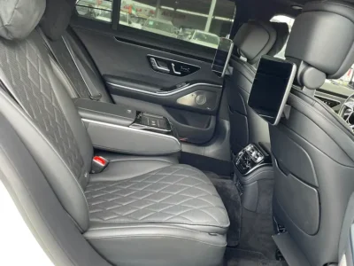 2022 Mercedes-Benz S-Class S 580 4Matic 8 Cylinders Engine White Black Sedan FULL OPTION