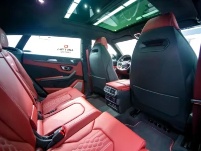 2024 Lamborghini Urus S V8 4.0 Litres Twin-Turbo Petrol Engine White Red SUV