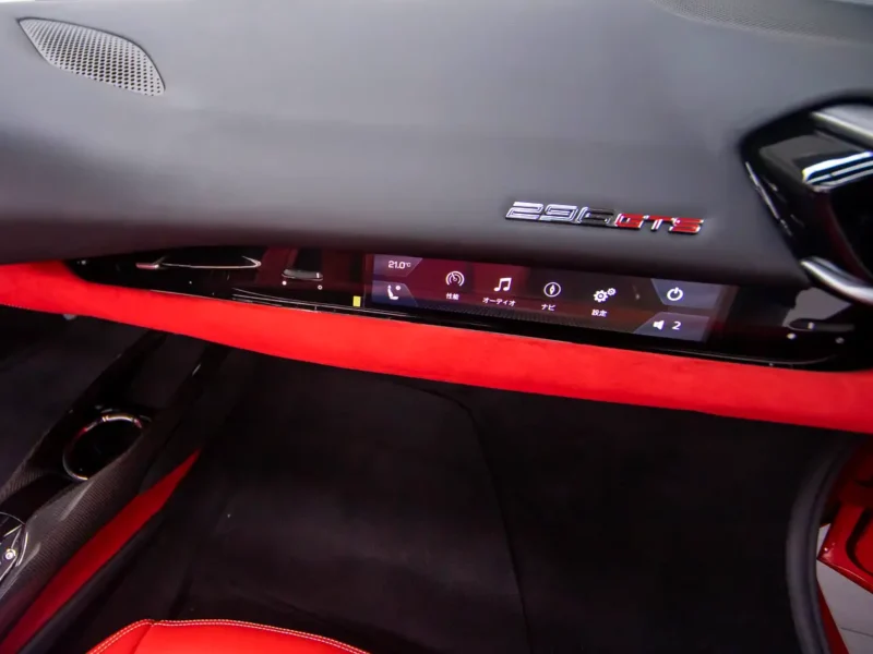 2025 Ferrari 296 GTS 3.0L V6 Twin-Turbo Plug-in Hybrid Red Sports Car CARBON FIBER