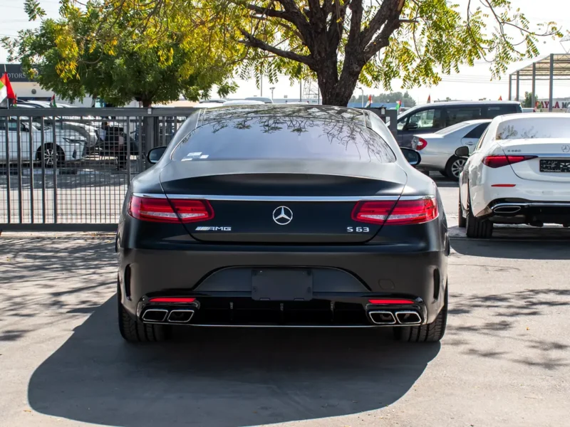 2015 Mercedes-Benz S-Class S 63 AMG V8 Biturbo Petrol Engine Black Coupe
