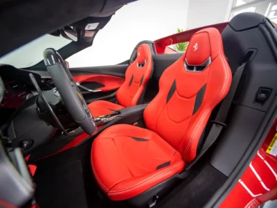 2025 Ferrari 296 GTS 3.0L V6 Twin-Turbo Plug-in Hybrid Red Sports Car CARBON FIBER