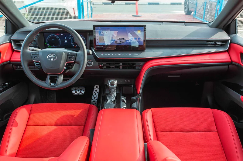 2024 Toyota Camry Sport 2.0 Litres 4 Cylinders Hybrid Engine Red Sedan Full Options