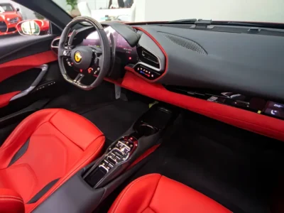 2025 Ferrari 296 GTS 3.0L V6 Twin-Turbo Plug-in Hybrid Red Sports Car CARBON FIBER