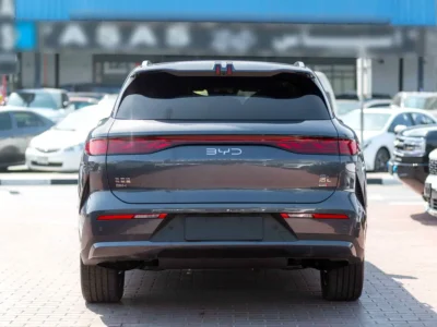 2025 BYD Tang DM-i 4 Cylinders Plug-in Hybrid Engine Grey Orange SUV AWD