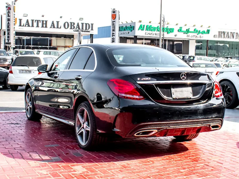 2016 Mercedes-Benz C-Class C200 4 Cylinders Petrol Engine Black Sedan Automatic