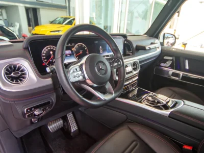 2021 Mercedes-Benz G-Class G 550 V8 Twin Turbo Petrol Engine 4.0 Litres White Black SUV