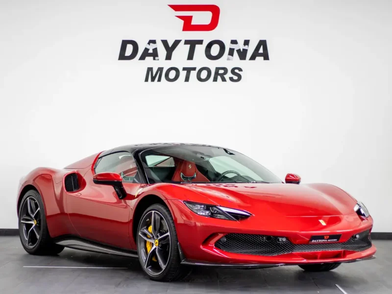 2025 Ferrari 296 GTS 3.0L V6 Twin-Turbo Plug-in Hybrid Red Sports Car CARBON FIBER