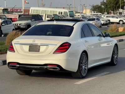 2020 Mercedes-Benz S-Class S 450 V6 Engine White Beige Sedan AUCTION GRADE 4/B